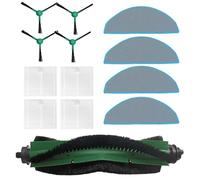 Accessoires pour iRobot Roomba Combo Essential/Combo 2 Essential/Roomba 105 Combo, 1 Brosse Principale, 4 Lingettes