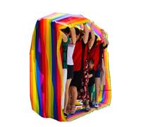 Accessoires pour Jeux de Groupe, Tapis de Course à roulettes IEOWY for Enfants, Jeu Collaboration et renforcement d'équipe for Adultes, avec Sac Voyage(Kids 4M/13FT)