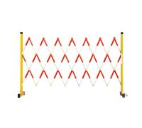 Accessoires pour la Maison, Portail de sécurité Pliable de 4 m - Portillon télescopique pour Le contrôle de la Circulation, clôture métallique avec is