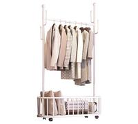 Accessoires pour la Maison, Porte-Manteau, penderie métallique avec étagères de Rangement, Crochets, Grand Espace de Rangement, Structure en métal, pour entrée,