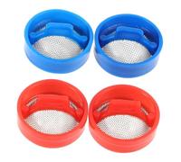 Accessoires pour Lave-linge 4 Pièces, Filtre de Vanne D'arrivée D'eau | Grille en Fer et Plastique, Installation Simple, Nettoyage Facile, Lot Complet pour Remplacement