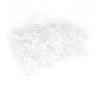 Accessoires pour lunettes sans monture 100pcs nouvelle manchons compression en plastique manches outils de fixation de lentilles, 3 types en option(1.4 x 0.8 x 7.0mm)