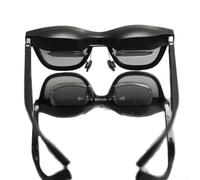 Accessoires pour lunettes XREAL Air 2 Pro AR avec coussinet de nez et pare-soleil pour un ajustement sûr et une expérience de visionnement améliorée avec réduction de l'éblouissement (capote)