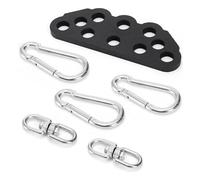 Accessoires pour Machines à poulies, d'extension pour Jalon Le Bas, Adaptateur réglable de poulie Double à Individuel pour entraînement Sportif Complet