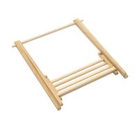 Accessoires pour maisons de poupée 1:12 - Porte-vêtements pliable en bois - Maisons de poupées miniatures - Décoration à l'échelle - Dispositions de scène