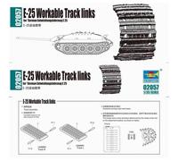 Accessoires Pour Maquette Char : Chenille Pour Char Allemand E25-Trumpeter