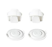 Accessoires pour membranes et valves en blanc de qualité alimentaire | Ensemble de valves à bec de canard pour Elvie, anti-fuite, performance efficace et entretien hygiénique