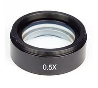 Accessoires pour microscopes 0.5X Microscope stéréo Objectif auxiliaire Lentille de Montage 48mm Taille de Montage, Microscope Zoom trinoculaire, lentille de Barlow Durabilité et Performances fiables