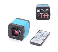 Accessoires pour microscopes 1 4mp 1080p 3 en 1 la télé Caméra de Microscope à Montage en C numérique de l'industrie Durabilité et Performances fiables(Blue)
