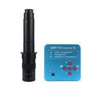 Accessoires pour microscopes 3 8 MP 2 K HDMI UBS Caméra pour microscopes vidéo de l'industrie +13 0x/180x/300 x Lentille monoculaire 56 LED Lumière pour PCM SMD Soudage Durée et performances fiables