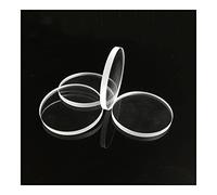Accessoires pour microscopes 40 45 50 55 60 mm Verre trempé ;Verre trempé Plat Lentille Épaisseur 5mm 2PCS Durabilité et Performances fiables(60mm)