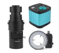 Accessoires pour microscopes 48MP 4K 1080P HDMI USB Caméscope pour microscope industriel Zoom 200X Objectif C Mount for outils de soudage pour réparation de téléphone Durée et performances fiables(
