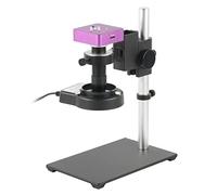 Accessoires pour microscopes 51MP 2K 1080P HDMI USB Caméscope numérique pour microscope vidéo industriel + objectif avec culot C + anneau lumineux 56LED pour soudage PCB du téléphone Durée et