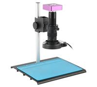 Accessoires pour microscopes 51MP 2K 1080P HDMI USB Caméscope numérique pour microscope vidéo industriel + objectif avec culot C + anneau lumineux 56LED pour soudage PCB du téléphone Durée et