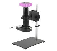 Accessoires pour microscopes 51MP 2K 1080P HDMI USB Caméscope numérique pour microscope vidéo industriel + objectif avec culot C + anneau lumineux 56LED pour soudage PCB du téléphone Durée et