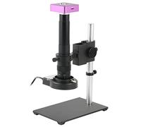 Accessoires pour microscopes 51MP 2K 1080P HDMI USB Caméscope numérique pour microscope vidéo industriel + objectif avec culot C + anneau lumineux 56LED pour soudage PCB du téléphone Durée et