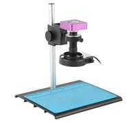 Accessoires pour microscopes 51MP 2K 1080P HDMI USB Caméscope numérique pour microscope vidéo industriel + objectif avec culot C + anneau lumineux 56LED pour soudage PCB du téléphone Durée et