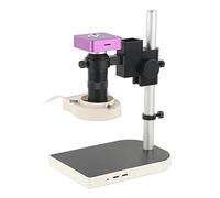 Accessoires pour microscopes 51MP 2K 1080P HDMI USB Caméscope numérique pour microscope vidéo industriel + objectif avec culot C + anneau lumineux 56LED pour soudage PCB du téléphone Durée et