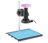 Accessoires pour microscopes 51MP 2K 1080P HDMI USB Caméscope numérique pour microscope vidéo industriel + objectif avec culot C + anneau lumineux 56LED pour soudage PCB du téléphone Durée et