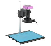 Accessoires pour microscopes 51MP 2K 1080P HDMI USB Caméscope numérique pour microscope vidéo industriel + objectif avec culot C + anneau lumineux 56LED pour soudage PCB du téléphone Durée et