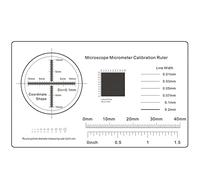 Accessoires pour microscopes Microscope Micromètre Micromètre Micromètre Micromètre Calibrage Micromètre Largeur Largeur Diamètre de Particules Outil de Mesure Universel (Color : A Type)