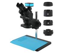 Accessoires pour microscopes Microscope stéréo trinoculaire à Simulation parfocale 3,5x-90x IMX117 UHD 4K 60FPS, caméra vidéo USB HDMI 12mp avec Grand Support A Durabilité et Performances fiables