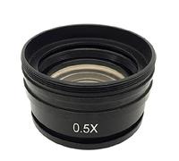 Accessoires pour microscopes Objectif d'objectif 0.5X, Microscope stéréo, Taille de Montage M42 M48 M50 M52 x,75mm, Distance Travail 160 mm lentille auxiliaire