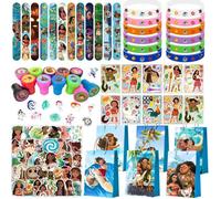 Accessoires pour mini-pinata Moana Remplissage de pinata, sac cadeau Moana Autocollants Moana