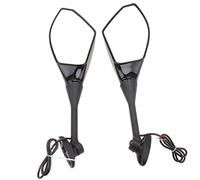 Accessoires pour miroirs Rétroviseurs De Clignotants Vue Arrière Style Course Carbone Moto Pour H-onda CBR 300 600 900 1000 Pour Suzuki GSXR 750