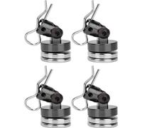 Accessoires pour modèles réduits - 4 pièces de colonnes magnétiques invisibles Stealth Shell (noir) pour SCX10 4WD HSP 1/10 RC Auto, idéal pour les personnalisations