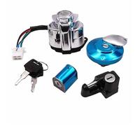 Accessoires pour Motos Bouchon De Réservoir Carburant avec Serrure Contact Et Clé pour H-Onda pour Steed VLX400 1988-2013 2012 2011 2010 2009 2008 2007 2006 2005