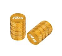 Accessoires pour motos Bouchon De Valve Universel Anti Poussière Pneus Moto Pour Y-AMAHA YZF R15 V2 V3 ABS 2009 2010 2011 2012 2013 2014 2015 2016-2020(Yellow)