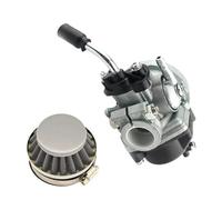 Accessoires pour Motos Carburateur 19 Mm avec Filtre À Air 58 Mm Carburador pour 2 Temps pour 49cc 50cc 70cc 80cc pour ATV Carburateur(White Carburetor)