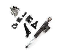 Accessoires pour Motos Kit De Montage Support Stabilisateur Direction D'amortisseur Moto pour Kawasaki Z300 2015-2016(Nero)