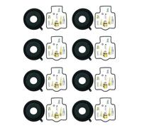 Accessoires pour Motos Kit Réparation Joint Vis d'air pour Siège Soupape À Pointeau Et Diaphragme Carburateur Moto pour Kawasaki ZZR400 ZX400 1990-2006