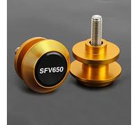 Accessoires pour Motos Moto CNC Bras Oscillant Curseurs Bobines Vis pour Suzuki SV650 1999 2000 2001 2002 2003 2004 2005-2017 2018 2019 2020 2021 2022 2023(Gold)