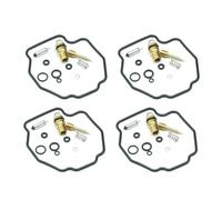 Accessoires pour Motos pour Y-AMAHA VMX12 Kit De Réparation Carburateur pour V-Max 12 1200 CC : Ensemble Flotteur, Membrane Et Joint D'étanchéité(4 Carb Repair ktis)
