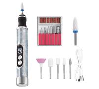 Accessoires pour ongles électriques - Lime à ongles | Lime à ongless électrique rechargeable - Portable, limes ongle électriques/dispositif de retrait, tondeuse avec écran LCD et 18 têtes de classem