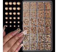 Accessoires pour ongles en résine de formes et de couleurs assorties pour les peaux sensibles, ensemble de décorations pour ongles en résine