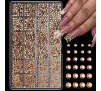Accessoires pour ongles en résine de formes et de couleurs assorties pour peaux sensibles, perles pour ongles de formes mixtes pour manucure