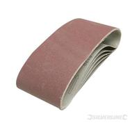 Accessoires pour outillage électroportatif bandes abrasives 100 x 610 mm Grain 40-Lot de 5 Compatible tous les 100 x 610 mm, ponceuses, Hitachi et Makita Ryobi. Flexible, durable pour poncer en oxyde d'aluminium d'origine. entièrement résine.