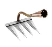 Accessoires pour Outils de Démontage Faucille Creuser Cultiver Râteau de Jardin pour l'agriculture Jardinage Ing, Cuivre à 4 Dents