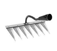 Accessoires pour Outils de Démontage Faucille Creuser Cultiver Râteau de Jardin pour l'agriculture Jardinage Ing, Acier à 7 Dents