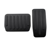 Accessoires Pour Pédales De Frein Et De Réservoir D'essence En Alliage D'aluminium Pour Tesla Pour Model 3 Y 2015 2016-2021 décorer(AT-Black)