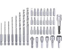 Accessoires pour Perceuse Visseuse sans fil Bit-Bohrerbox 39tlg. L-Box