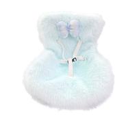 Accessoires pour poupées Labubu - Siège de voiture avec coussin en fourrure douce, clip d'aération - Décoration pour poupées en peluche de 17 cm - Cadeau pour les fans de Labubu et les collectionneurs