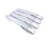 Accessoires Pour Prius XW30 2010-2015 poignées Porte Autocollants Garnitures Loquets Gadgets poignée de porte extérieure de voiture(1 Keyhole No Button)