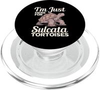 Accessoires pour propriétaire de Tortue éperon Africaine Sulcata PopSockets PopGrip pour MagSafe