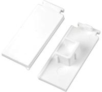 Accessoires pour rail à rideau 1 coulisse, couvercle latéral