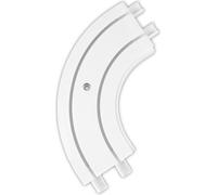 Accessoires pour rail à rideau 2 voies, coude de raccordement "intérieur